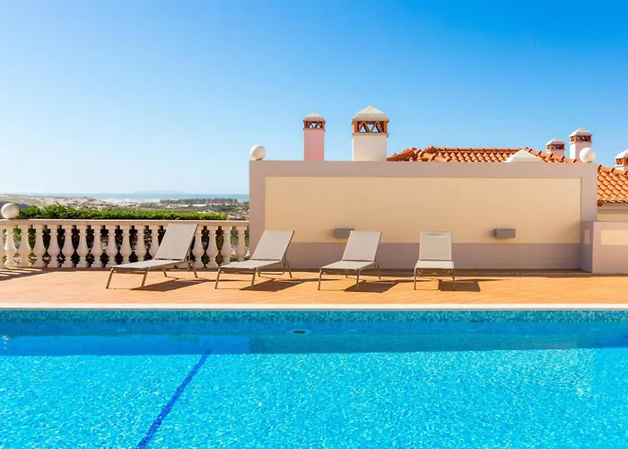 T2 Sea View, Pool, Golf, Private Terrace, Del Rey, Obidos A4 Апартаменты *